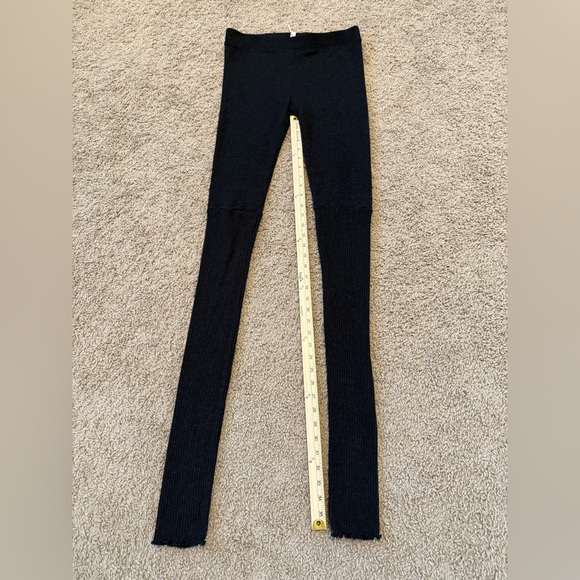 Free People Intimately Black Ribbed Leggings - Picture 6 of 14
